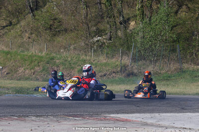 16 & 17/04/2022 : 3ème manche du Championnat du Sud 2022 au circuit d’Aigues-Vives (photos Stéphane Agnus) 2022 — karting