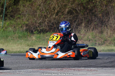 16 & 17/04/2022 : 3ème manche du Championnat du Sud 2022 au circuit d’Aigues-Vives (photos Stéphane Agnus) 2022 — karting