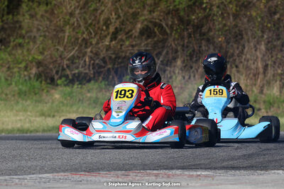 16 & 17/04/2022 : 3ème manche du Championnat du Sud 2022 au circuit d’Aigues-Vives (photos Stéphane Agnus) 2022 — karting