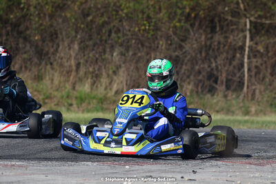 16 & 17/04/2022 : 3ème manche du Championnat du Sud 2022 au circuit d’Aigues-Vives (photos Stéphane Agnus) 2022 — karting