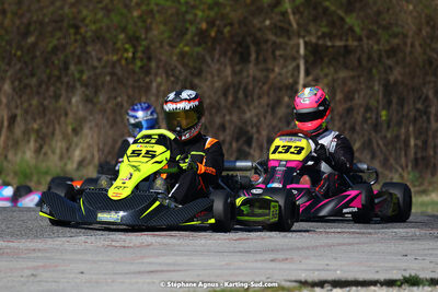 16 & 17/04/2022 : 3ème manche du Championnat du Sud 2022 au circuit d’Aigues-Vives (photos Stéphane Agnus) 2022 — karting