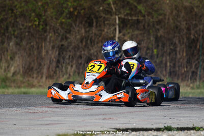 16 & 17/04/2022 : 3ème manche du Championnat du Sud 2022 au circuit d’Aigues-Vives (photos Stéphane Agnus) 2022 — karting