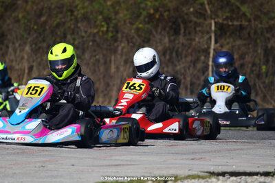 16 & 17/04/2022 : 3ème manche du Championnat du Sud 2022 au circuit d’Aigues-Vives (photos Stéphane Agnus) 2022 — karting