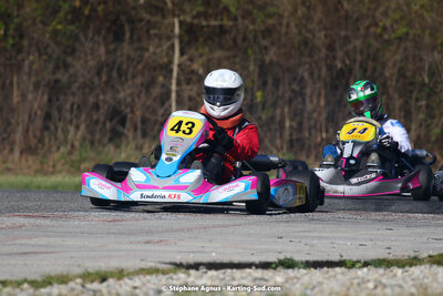 16 & 17/04/2022 : 3ème manche du Championnat du Sud 2022 au circuit d’Aigues-Vives (photos Stéphane Agnus) 2022 — karting
