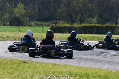 16 & 17/04/2022 : 3ème manche du Championnat du Sud 2022 au circuit d’Aigues-Vives (photos Stéphane Agnus) 2022 — karting