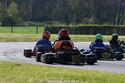16 & 17/04/2022 : 3ème manche du Championnat du Sud 2022 au circuit d’Aigues-Vives (photos Stéphane Agnus) 2022 — karting