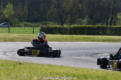 16 & 17/04/2022 : 3ème manche du Championnat du Sud 2022 au circuit d’Aigues-Vives (photos Stéphane Agnus) 2022 — karting