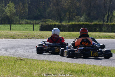 16 & 17/04/2022 : 3ème manche du Championnat du Sud 2022 au circuit d’Aigues-Vives (photos Stéphane Agnus) 2022 — karting