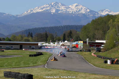 16 & 17/04/2022 : 3ème manche du Championnat du Sud 2022 au circuit d’Aigues-Vives (photos Stéphane Agnus) 2022 — karting
