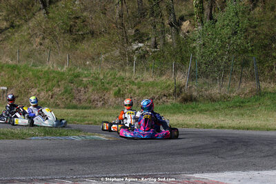 16 & 17/04/2022 : 3ème manche du Championnat du Sud 2022 au circuit d’Aigues-Vives (photos Stéphane Agnus) 2022 — karting