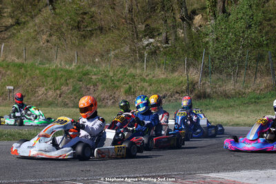 16 & 17/04/2022 : 3ème manche du Championnat du Sud 2022 au circuit d’Aigues-Vives (photos Stéphane Agnus) 2022 — karting