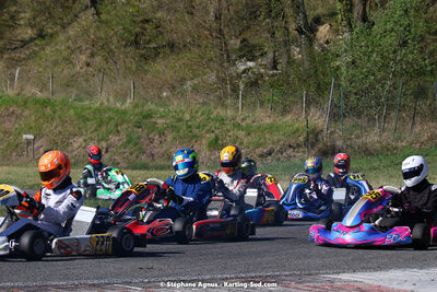 16 & 17/04/2022 : 3ème manche du Championnat du Sud 2022 au circuit d’Aigues-Vives (photos Stéphane Agnus) 2022 — karting