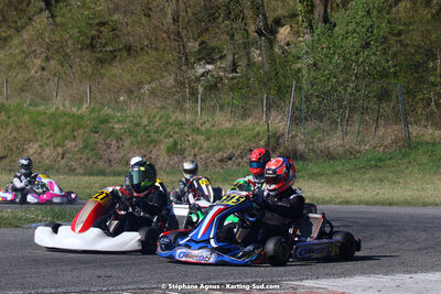 16 & 17/04/2022 : 3ème manche du Championnat du Sud 2022 au circuit d’Aigues-Vives (photos Stéphane Agnus) 2022 — karting