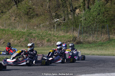 16 & 17/04/2022 : 3ème manche du Championnat du Sud 2022 au circuit d’Aigues-Vives (photos Stéphane Agnus) 2022 — karting