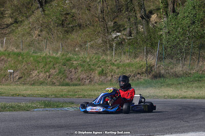 16 & 17/04/2022 : 3ème manche du Championnat du Sud 2022 au circuit d’Aigues-Vives (photos Stéphane Agnus) 2022 — karting