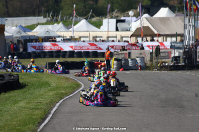 16 & 17/04/2022 : 3ème manche du Championnat du Sud 2022 au circuit d’Aigues-Vives (photos Stéphane Agnus) 2022 — karting