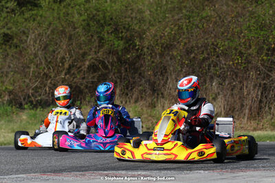 16 & 17/04/2022 : 3ème manche du Championnat du Sud 2022 au circuit d’Aigues-Vives (photos Stéphane Agnus) 2022 — karting