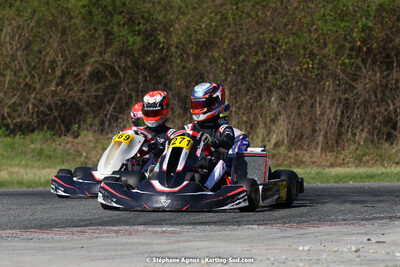 16 & 17/04/2022 : 3ème manche du Championnat du Sud 2022 au circuit d’Aigues-Vives (photos Stéphane Agnus) 2022 — karting