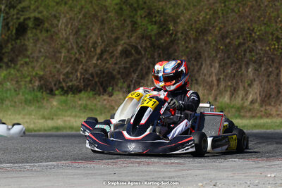 16 & 17/04/2022 : 3ème manche du Championnat du Sud 2022 au circuit d’Aigues-Vives (photos Stéphane Agnus) 2022 — karting