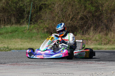 16 & 17/04/2022 : 3ème manche du Championnat du Sud 2022 au circuit d’Aigues-Vives (photos Stéphane Agnus) 2022 — karting