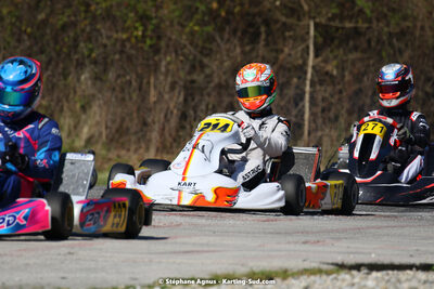 16 & 17/04/2022 : 3ème manche du Championnat du Sud 2022 au circuit d’Aigues-Vives (photos Stéphane Agnus) 2022 — karting