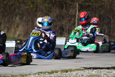 16 & 17/04/2022 : 3ème manche du Championnat du Sud 2022 au circuit d’Aigues-Vives (photos Stéphane Agnus) 2022 — karting