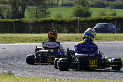 16 & 17/04/2022 : 3ème manche du Championnat du Sud 2022 au circuit d’Aigues-Vives (photos Stéphane Agnus) 2022 — karting