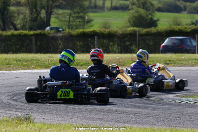 16 & 17/04/2022 : 3ème manche du Championnat du Sud 2022 au circuit d’Aigues-Vives (photos Stéphane Agnus) 2022 — karting