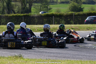 16 & 17/04/2022 : 3ème manche du Championnat du Sud 2022 au circuit d’Aigues-Vives (photos Stéphane Agnus) 2022 — karting