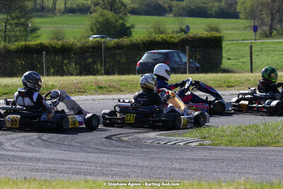 16 & 17/04/2022 : 3ème manche du Championnat du Sud 2022 au circuit d’Aigues-Vives (photos Stéphane Agnus) 2022 — karting