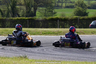 16 & 17/04/2022 : 3ème manche du Championnat du Sud 2022 au circuit d’Aigues-Vives (photos Stéphane Agnus) 2022 — karting