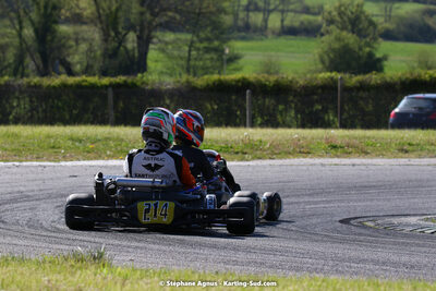 16 & 17/04/2022 : 3ème manche du Championnat du Sud 2022 au circuit d’Aigues-Vives (photos Stéphane Agnus) 2022 — karting