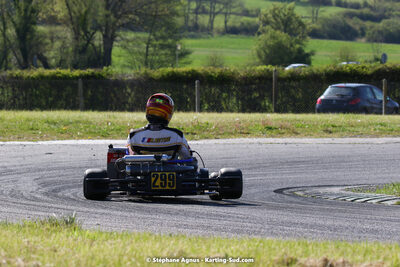 16 & 17/04/2022 : 3ème manche du Championnat du Sud 2022 au circuit d’Aigues-Vives (photos Stéphane Agnus) 2022 — karting