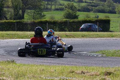 16 & 17/04/2022 : 3ème manche du Championnat du Sud 2022 au circuit d’Aigues-Vives (photos Stéphane Agnus) 2022 — karting