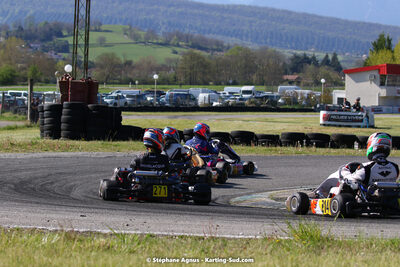 16 & 17/04/2022 : 3ème manche du Championnat du Sud 2022 au circuit d’Aigues-Vives (photos Stéphane Agnus) 2022 — karting