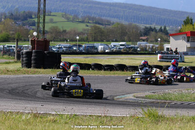 16 & 17/04/2022 : 3ème manche du Championnat du Sud 2022 au circuit d’Aigues-Vives (photos Stéphane Agnus) 2022 — karting