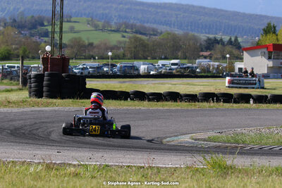 16 & 17/04/2022 : 3ème manche du Championnat du Sud 2022 au circuit d’Aigues-Vives (photos Stéphane Agnus) 2022 — karting