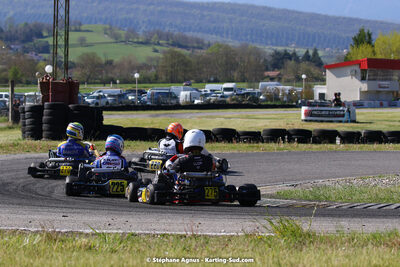 16 & 17/04/2022 : 3ème manche du Championnat du Sud 2022 au circuit d’Aigues-Vives (photos Stéphane Agnus) 2022 — karting