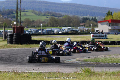 16 & 17/04/2022 : 3ème manche du Championnat du Sud 2022 au circuit d’Aigues-Vives (photos Stéphane Agnus) 2022 — karting