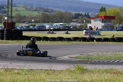 16 & 17/04/2022 : 3ème manche du Championnat du Sud 2022 au circuit d’Aigues-Vives (photos Stéphane Agnus) 2022 — karting