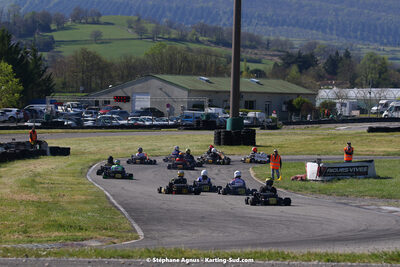 16 & 17/04/2022 : 3ème manche du Championnat du Sud 2022 au circuit d’Aigues-Vives (photos Stéphane Agnus) 2022 — karting