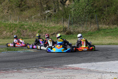 16 & 17/04/2022 : 3ème manche du Championnat du Sud 2022 au circuit d’Aigues-Vives (photos Stéphane Agnus) 2022 — karting