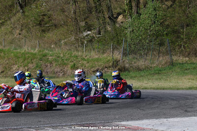 16 & 17/04/2022 : 3ème manche du Championnat du Sud 2022 au circuit d’Aigues-Vives (photos Stéphane Agnus) 2022 — karting