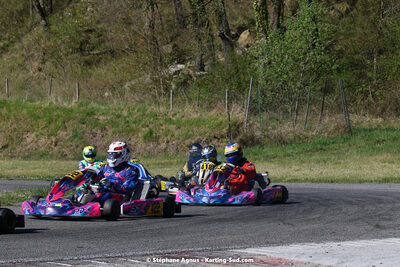 16 & 17/04/2022 : 3ème manche du Championnat du Sud 2022 au circuit d’Aigues-Vives (photos Stéphane Agnus) 2022 — karting