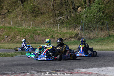 16 & 17/04/2022 : 3ème manche du Championnat du Sud 2022 au circuit d’Aigues-Vives (photos Stéphane Agnus) 2022 — karting