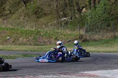 16 & 17/04/2022 : 3ème manche du Championnat du Sud 2022 au circuit d’Aigues-Vives (photos Stéphane Agnus) 2022 — karting