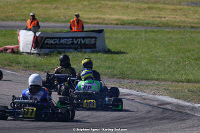 16 & 17/04/2022 : 3ème manche du Championnat du Sud 2022 au circuit d’Aigues-Vives (photos Stéphane Agnus) 2022 — karting