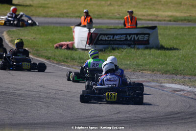 16 & 17/04/2022 : 3ème manche du Championnat du Sud 2022 au circuit d’Aigues-Vives (photos Stéphane Agnus) 2022 — karting