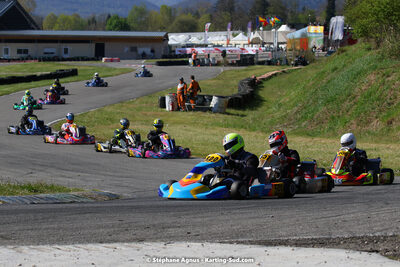 16 & 17/04/2022 : 3ème manche du Championnat du Sud 2022 au circuit d’Aigues-Vives (photos Stéphane Agnus) 2022 — karting