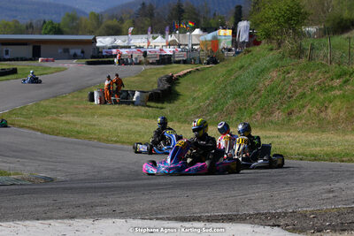 16 & 17/04/2022 : 3ème manche du Championnat du Sud 2022 au circuit d’Aigues-Vives (photos Stéphane Agnus) 2022 — karting